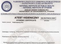 Гігієнічний сертифікат Польщі
